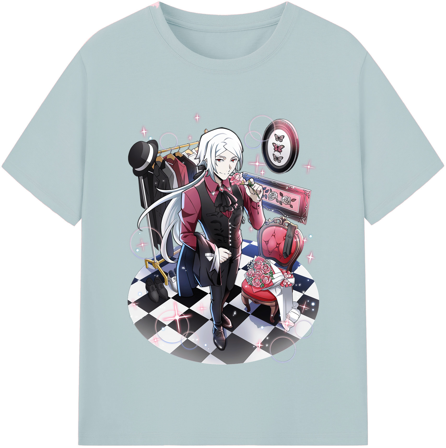（画像用） 文豪ストレイドッグス Bungo Stray Dogs 綿100％半袖Tシャツ（フロントプリント）